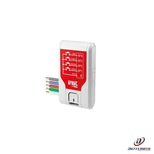 Urmet Trasmettitore A 4 Canali Indipendenti, Zigbee Yokis Up, Incasso 4820391