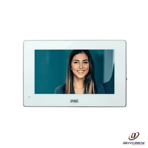 Urmet Videocitofono 1741 Basic, 7" Touchscreen, Sistema Ip 1741/1 Comunicazione