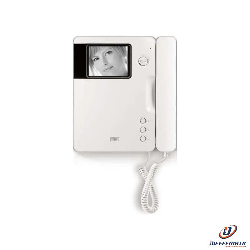 Urmet Videocitofono A Cornetta Signo Reflex, Display 4" Bianco E Nero 1740/20