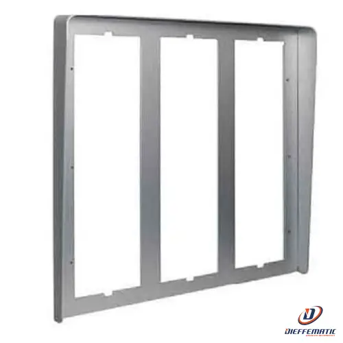 Urmet Visiera Antipioggia, Sinthesi Steel, 3 File 9 Moduli 1158/639 Originale
