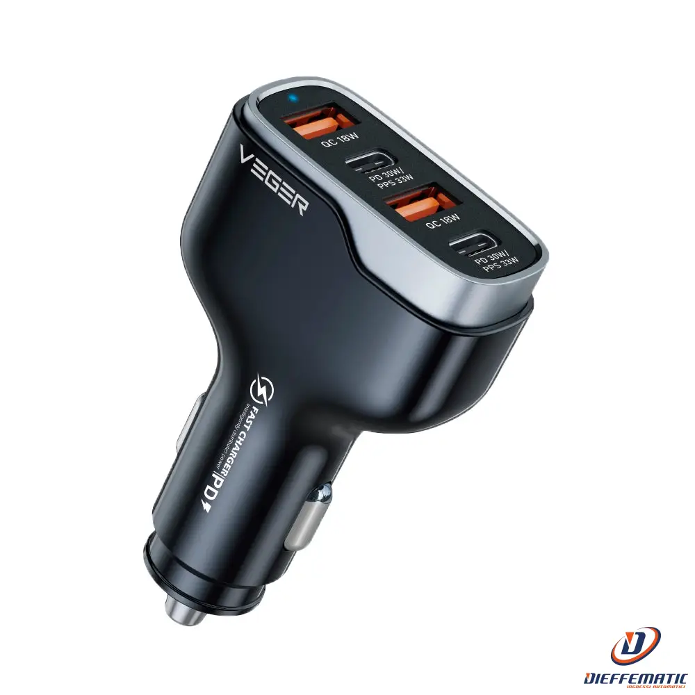 Veger Vg-Cc53-2A2C Accendisigari Per Auto