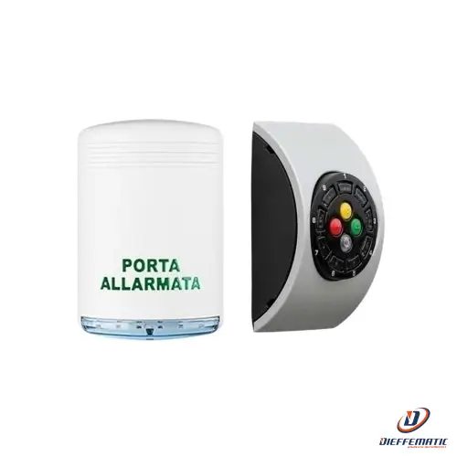 Venitem 20.200.939 Kit Sirena Hola Uecp Bianco Opaco / Fumè + Tastiera Onda W