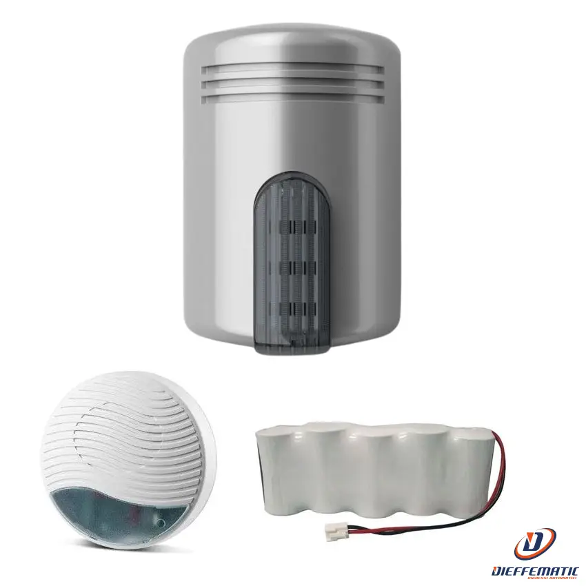Venitem 20.202.500 Kit Sirena Doge As1 Acciaio / Fumè + Atx2 / S + Tba7,5V Nuovo