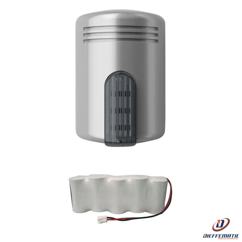 Venitem 20.202.502 Kit Sirena Doge As1 Acciaio / Fumè + Tba7,5V Antintrusione