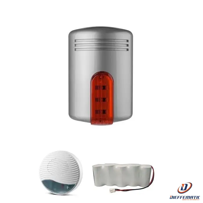 Venitem 20.202.503 Kit Sirena Doge As1 Acciaio / Arancio + Atx2 / S + Tba7,5V