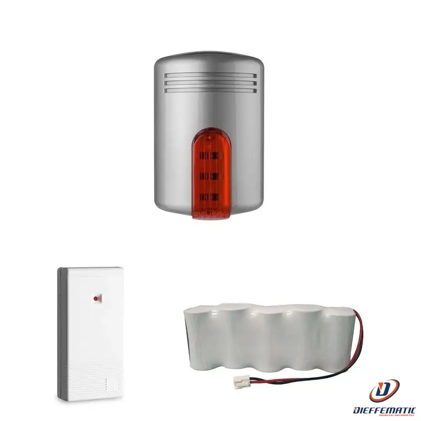Venitem 20.202.504 Kit Sirena Doge As1 Acciaio / Arancio + Atx3 + Tba7,5V Nuovo