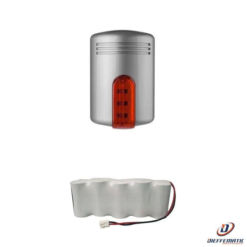 Venitem 20.202.506 Kit Sirena Doge As1 Acciaio / Arancio + Tba7,5V Antintrusione