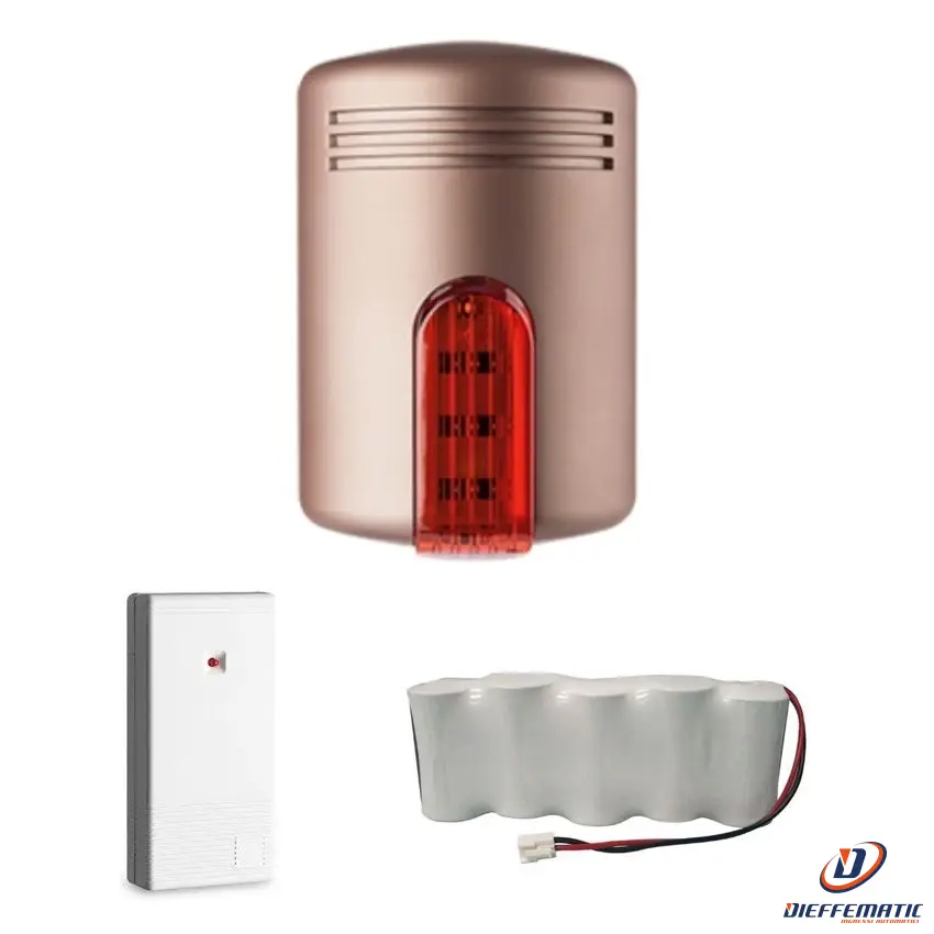 Venitem 20.202.553 Kit Sirena Doge As1 Rame / Arancio + Atx3 + Tba7,5V Sicurezza