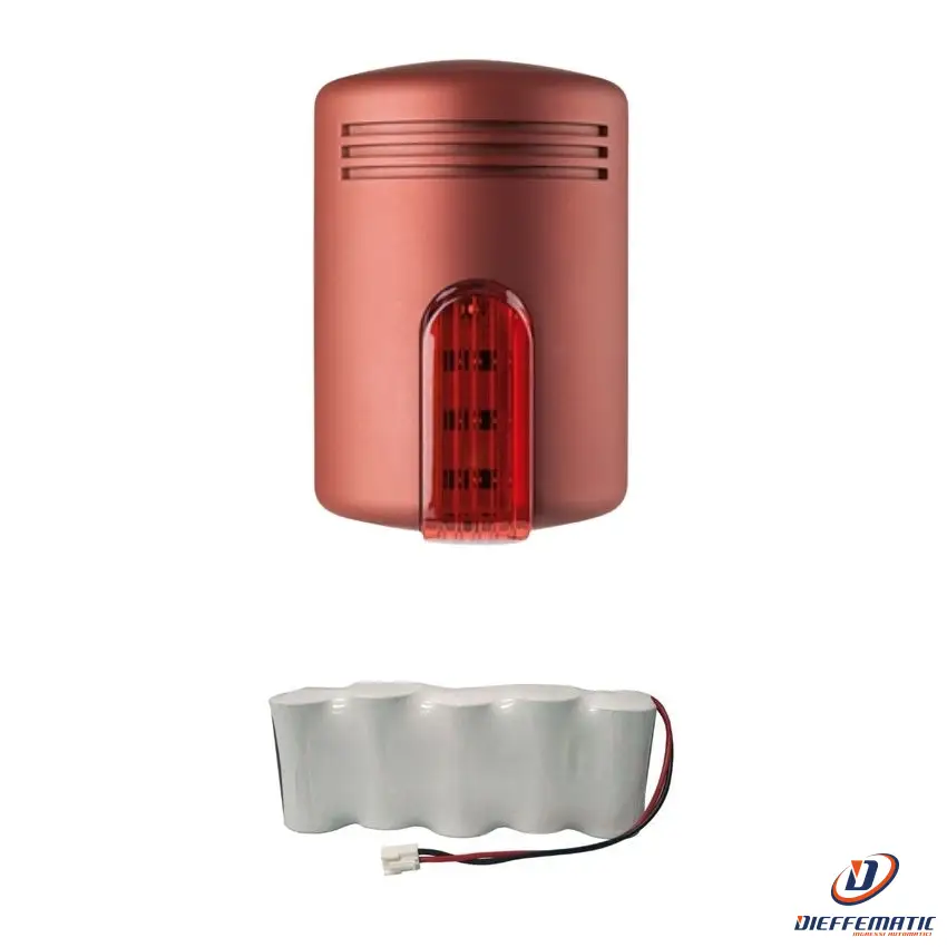 Venitem 20.202.559 Kit Sirena Doge As1 Rosso Mattone / Arancio + Tba7,5V Nuovo