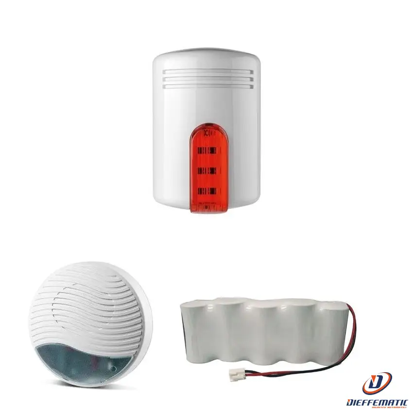 Venitem 20.202.645 Kit Sirena Doge As1 Bianco Perlato/Arancio + Atx2/S + Tba7,5V
