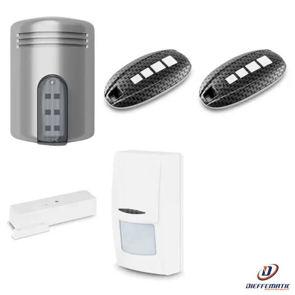 Venitem 20.202.708 Kit Sirena Doge Ls Ct7 Acciaio / Fumè + Accessori Sicurezza