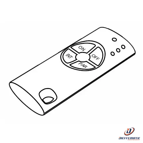 Venitem 20.600.162 Radiocomando Wireless Bidirezionale V8-20 Bianco Sicurezza
