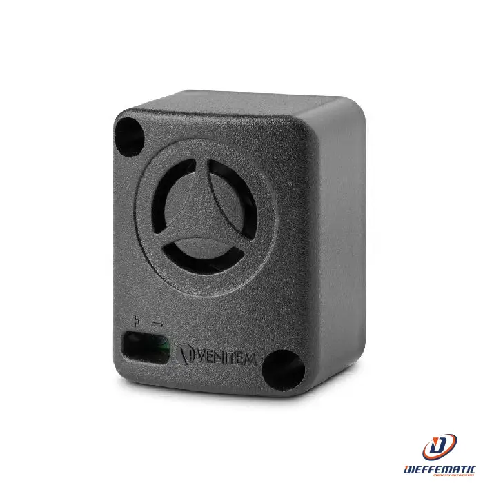 Venitem Bz 100 25.100.450 Buzzer Di Potenza Rettangolare Nero Con Morsetto Nuovo