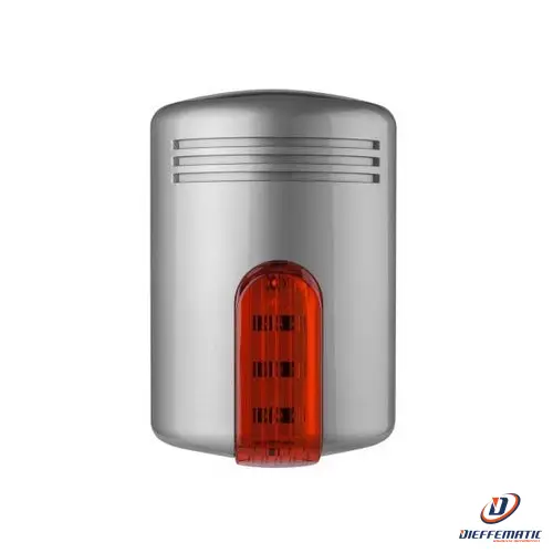 Venitem Doge Civetta Acciaio / Arancio 20.202.231 Sirena Da Esterno Sicurezza