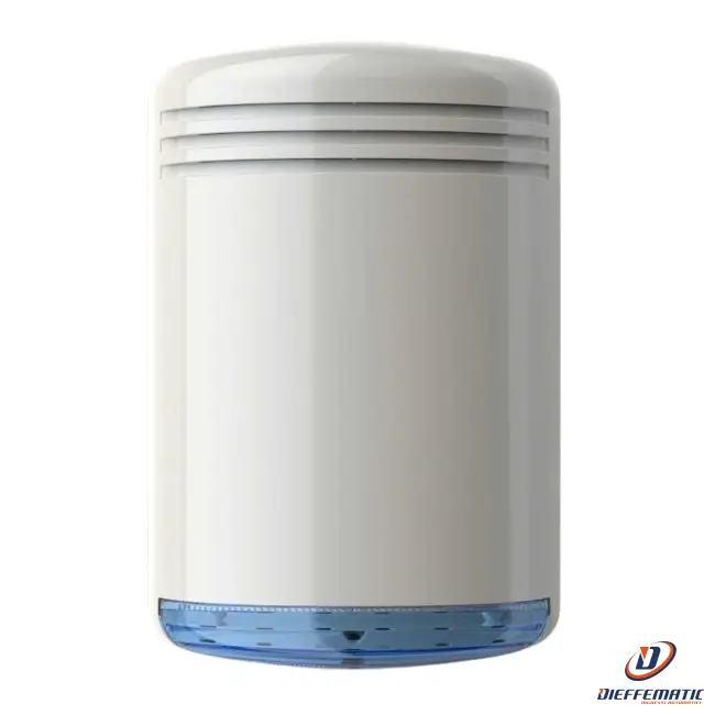 Venitem Hola L Bianco Perlato / Azzurra 20.200.852 Sirena Da Esterno Sicurezza