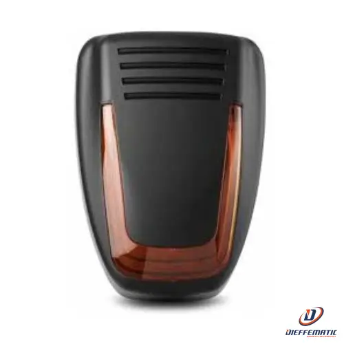 Venitem Mose Civetta Nero Opaco / Arancio 20.200.158 Sirena Da Esterno Sicurezza