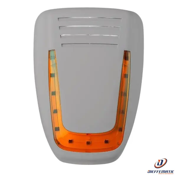 Venitem Mose Ls Lux Grigio Opaco Tech / Arancio 20.200.178 Sirena Da Esterno