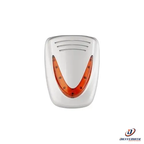 Venitem Murano Ls Bianco Perlato / Arancio 20.200.411 Sirena Da Esterno Garanzia