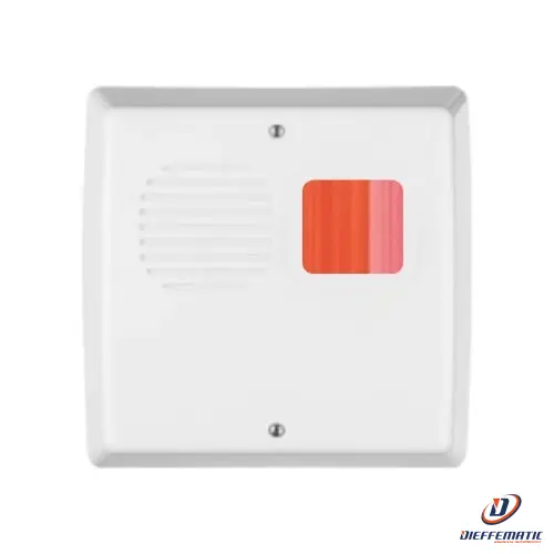 Venitem Triade Civetta Bianco / Arancio 20.204.300 Sirena Da Esterno Sicurezza