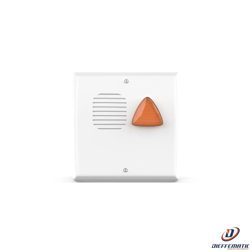 Venitem Triade L Bianco / Arancio 20.204.334 Sirena Da Esterno Antintrusione