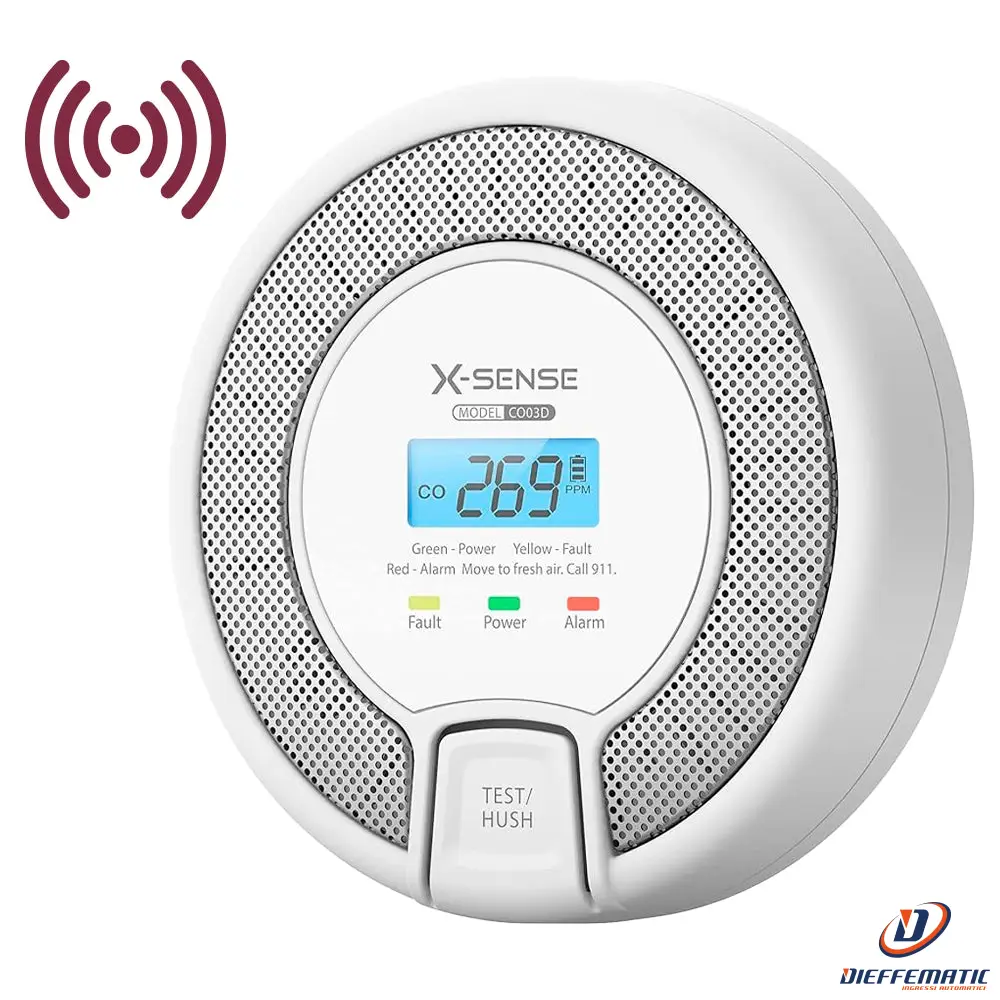 X-Sense Co03D-W Rilevatore Di Co Autonomo