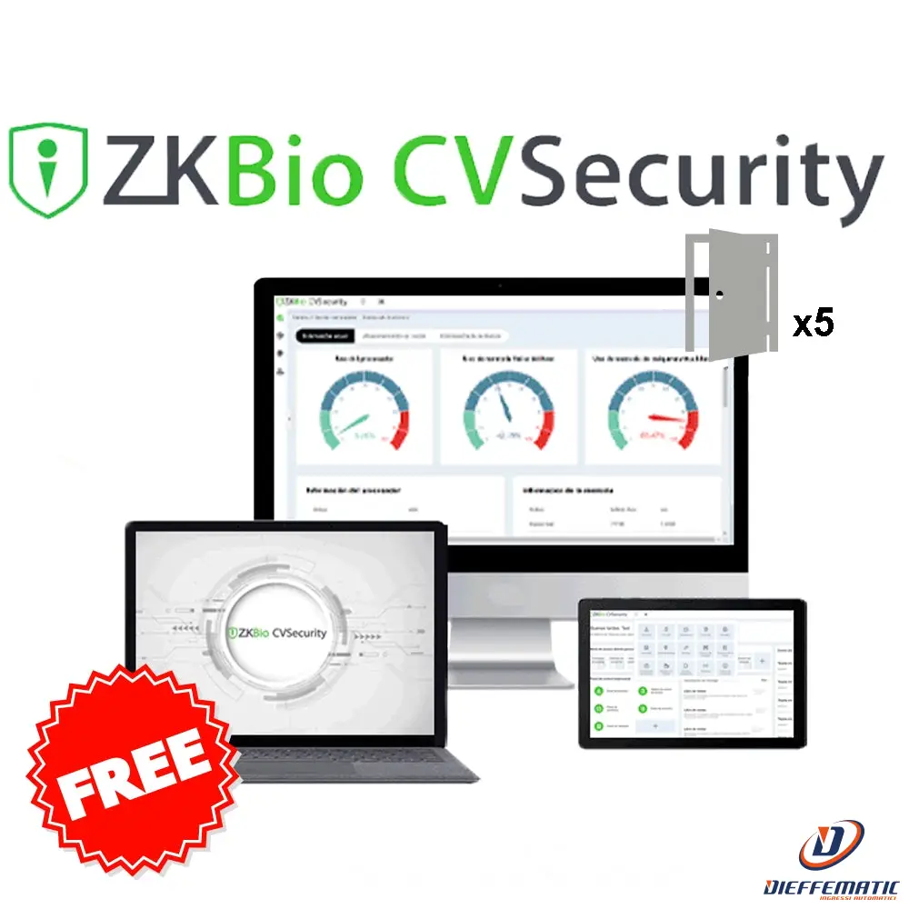 Zkteco Zk-Biocv-5-5App-Promo Licenza Software Per Il Controllo Accessi