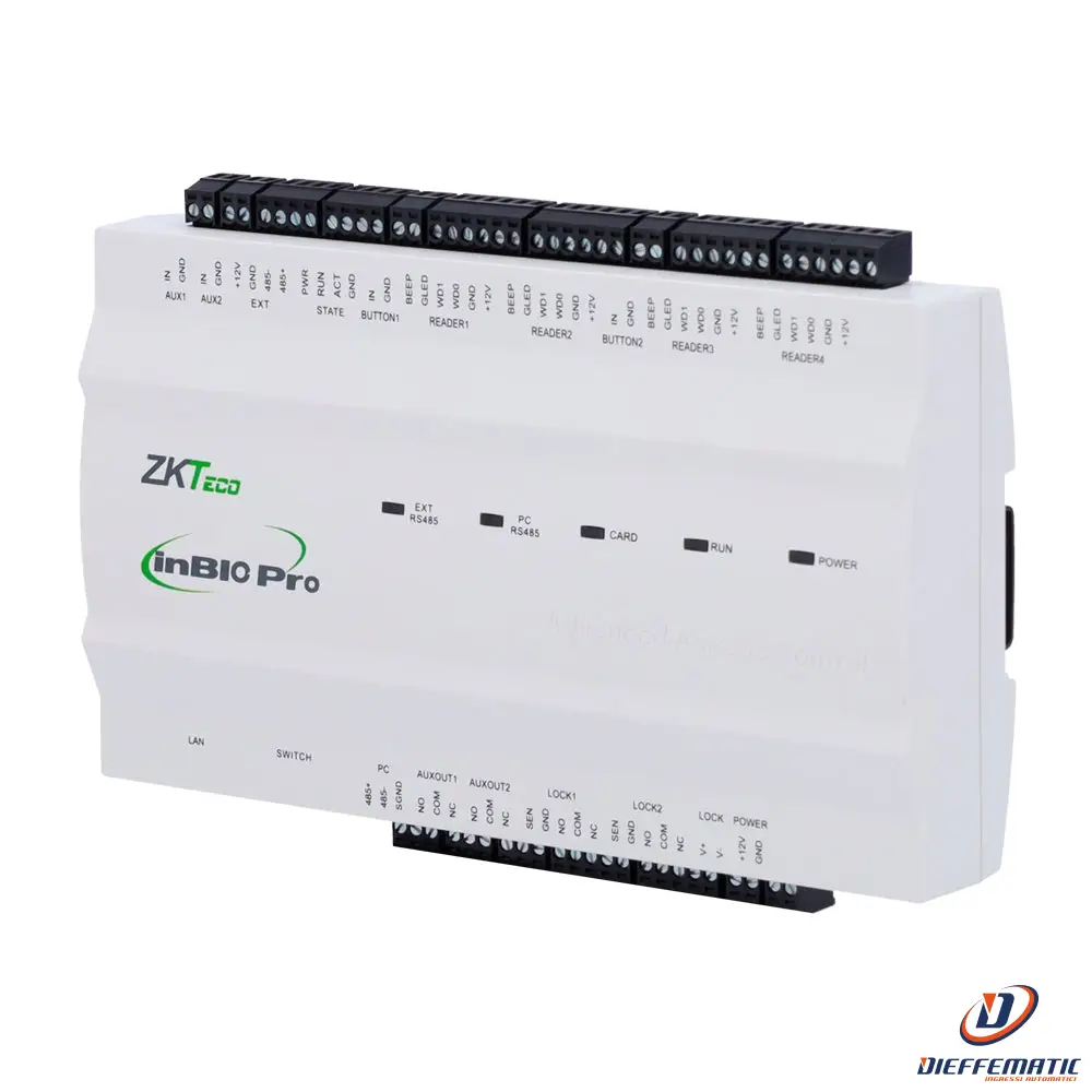Zkteco Zk-Inbio260Pro Controller Di Accesso Con Identificazione Multipla
